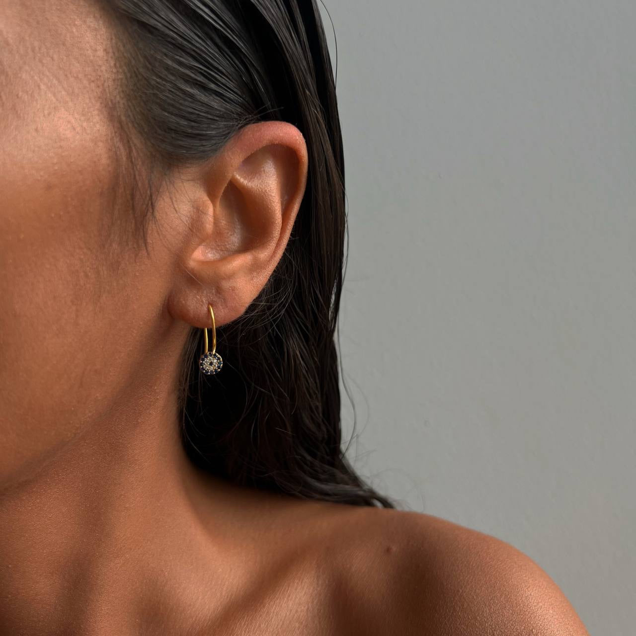 MINI NAZAR OHRRING aus 925 Silber - Eleganter Ohrringe - AURIME