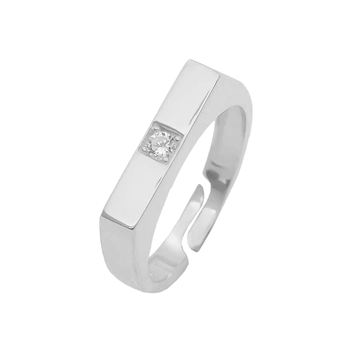 Basic Solitaire Ring (6985178808365)