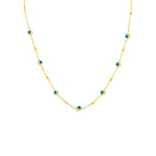 BULLET NAZAR HALSKETTE aus 925 Silber - Eleganter Halskette - AURIME