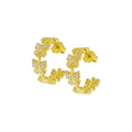 Butterfly Creolen Ohrring (6991046639661)