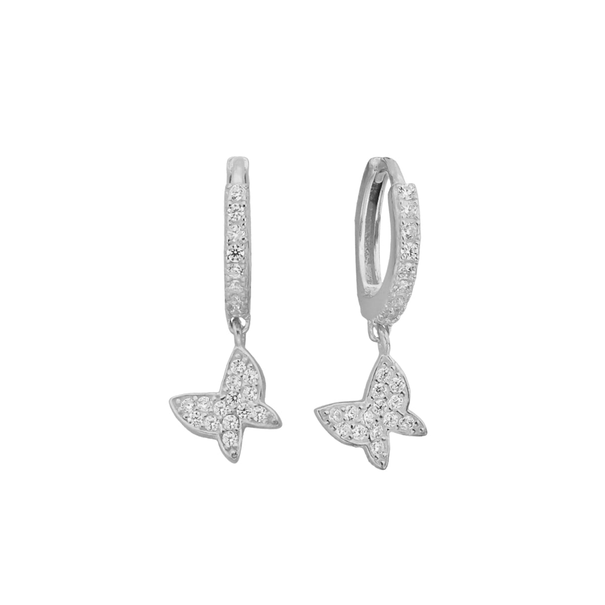 BUTTERFLY MODEL 2 OHRRING aus 925 Silber - Eleganter Ohrringe - AURIME