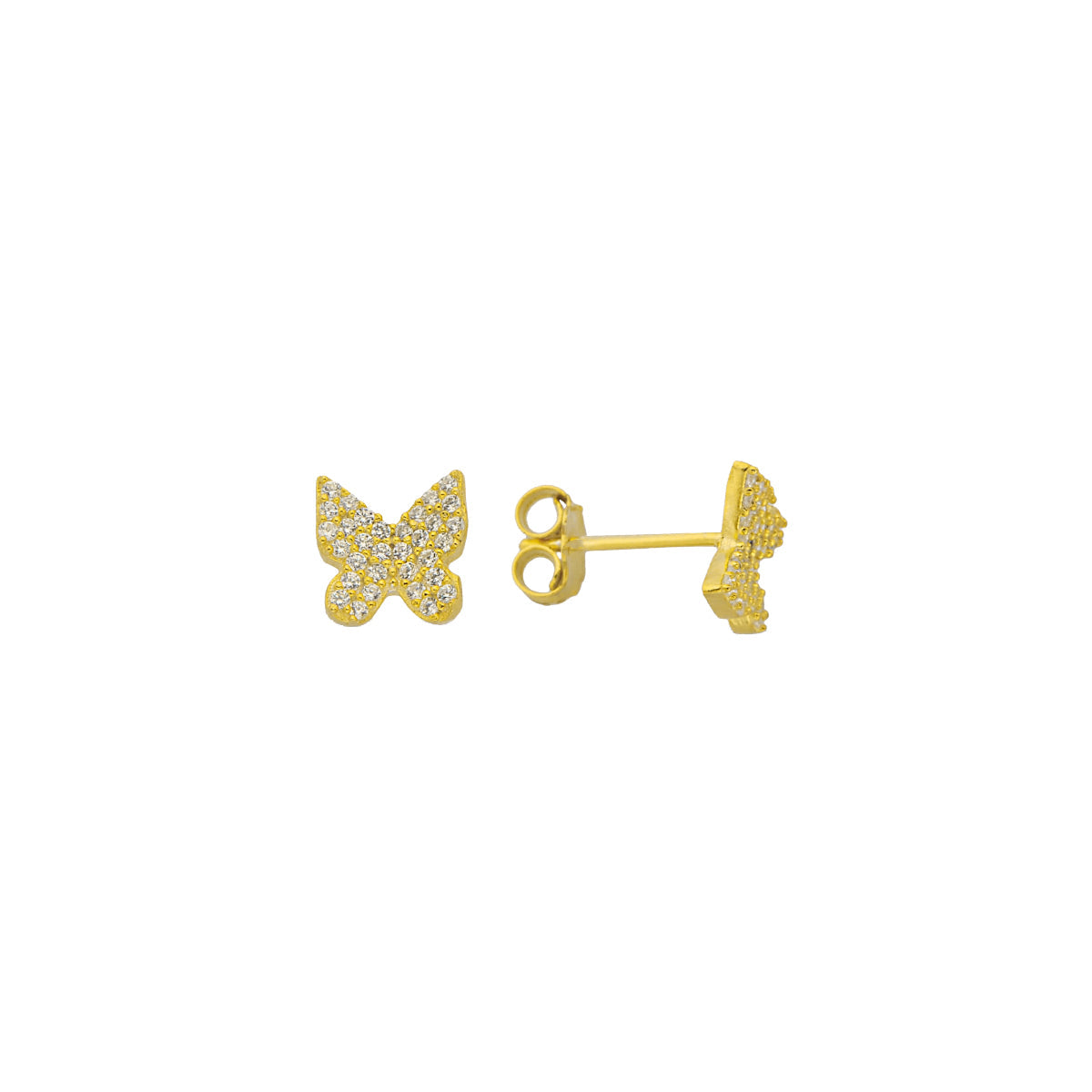 BUTTERFLY OHRSTECKER aus 925 Silber - Hochwertiger Schmuck - AURIME