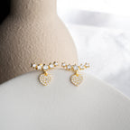 ESTEE MIT HERZ OHRRING | 925 SILBER