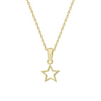 MINIMAL STERN HALSKETTE aus 925 Silber - Eleganter Halskette - AURIME