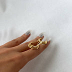 TROIS RAYONS OHRRING aus 925 Silber - Eleganter Ohrringe - AURIME