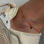 STAR FUSSKETTE | 925 SILBER