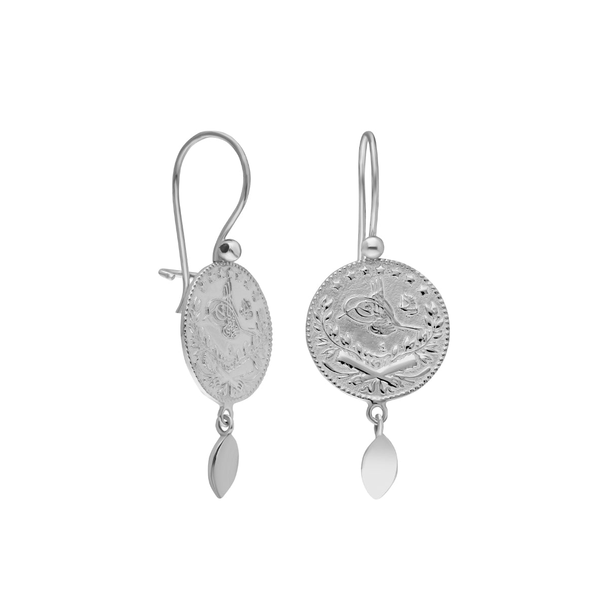 RESAT OHRRING MIT DETAIL aus 925 Silber - Eleganter Ohrringe - AURIME