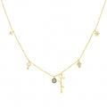 Charm Signatur Halskette (7017450962989)
