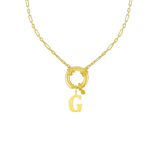 Chain Buchstaben Halskette (7017434087469)