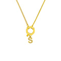 Chain Design Italia Iced Zirkonia Buchstabenkette (7017448407085)