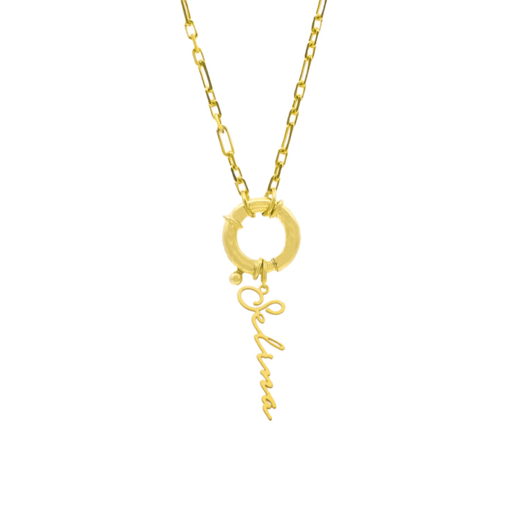 CHAIN SIGNATUR NAMENSKETTE aus 925 Silber - Eleganter Halskette - AURIME