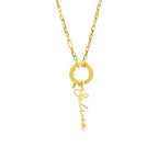 CHAIN SIGNATUR NAMENSKETTE aus 925 Silber - Eleganter Halskette - AURIME