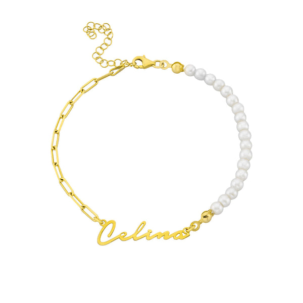 Chic ID Armband - 925 SILBER aus 925 Silber - Eleganter Armband - AURIME