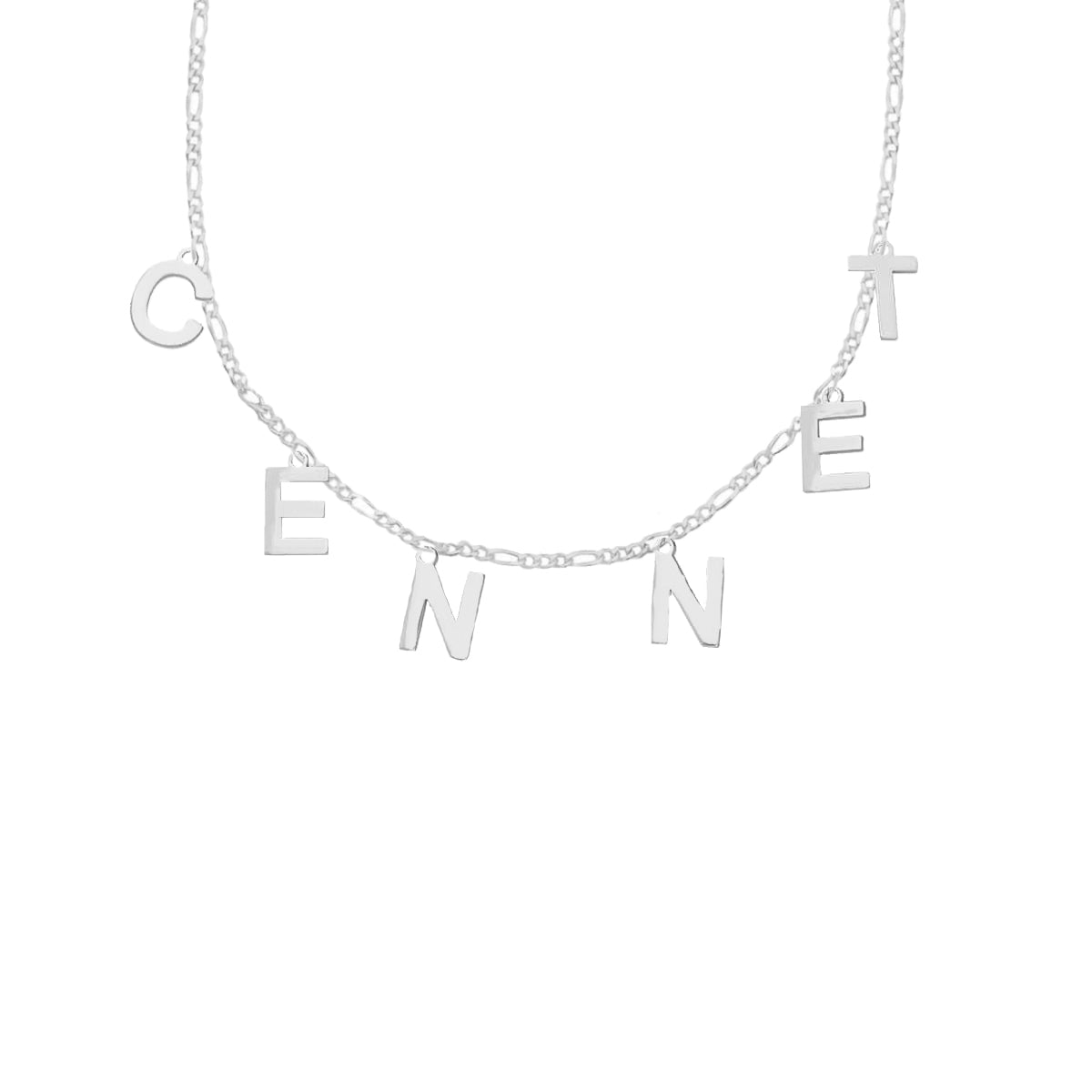 CHOCKER NAMENSKETTE aus 925 Silber - Eleganter Halskette - AURIME