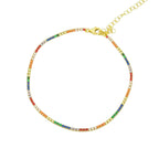 COLORFULL ARMKETTE aus 925 Silber - Eleganter Halskette - AURIME