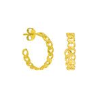CUBAN LINK OHRRING aus 925 Silber - Eleganter Ohrringe - AURIME