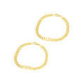 Cuban Partner Armband aus 925 Silber von AURIME, detaillierte Kettenglieder, stilvoll und hochwertig gefertigt.