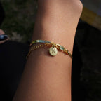 SNAKE ARMBAND MIT INITIALEN aus 925 Silber - Eleganter Armband - AURIME