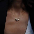 DUO BOMB HEART NECKLACE aus 925 Silber - Hochwertiger Schmuck - AURIME
