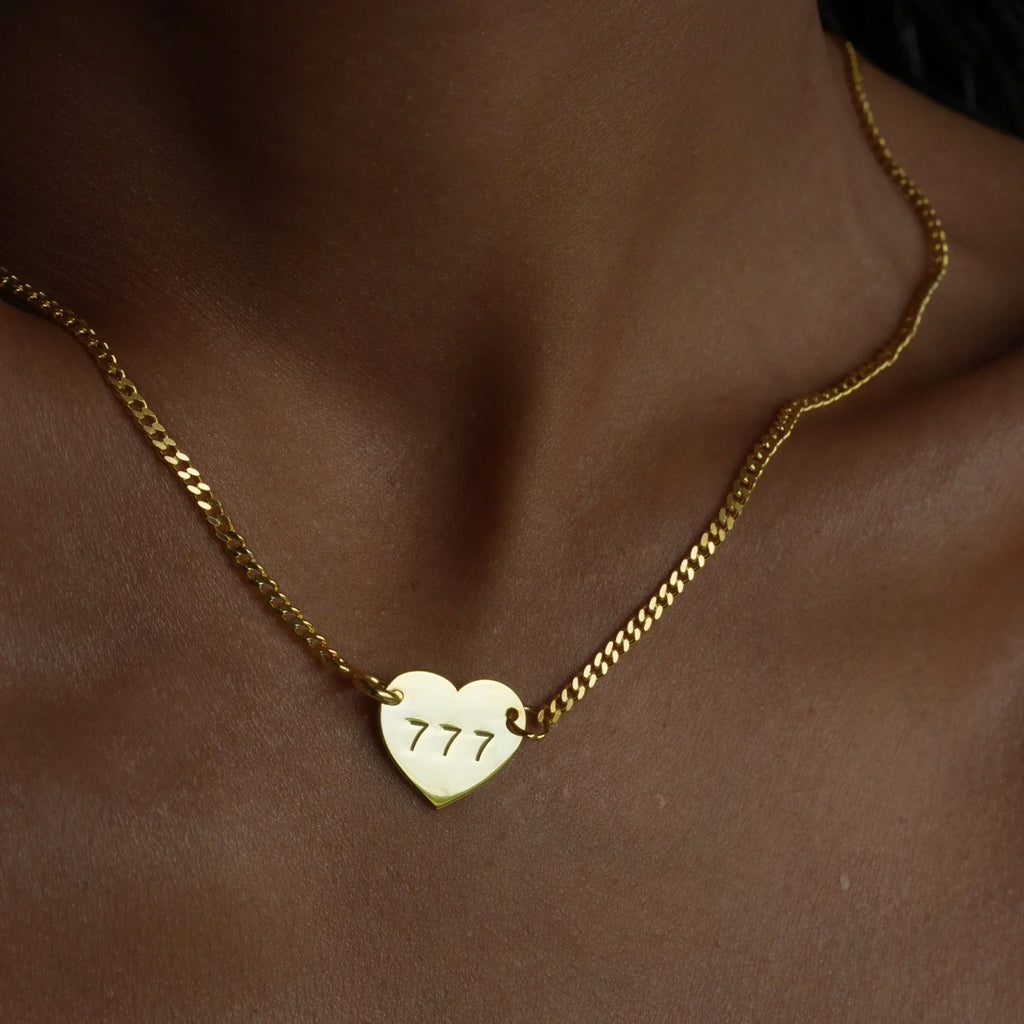 CUBAN HEART NECKLACE aus 925 Silber - Hochwertiger Schmuck - AURIME