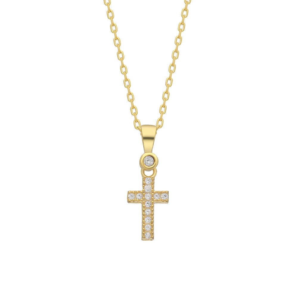 PREMIUM KREUZ HALSKETTE aus 925 Silber - Eleganter Halskette - AURIME