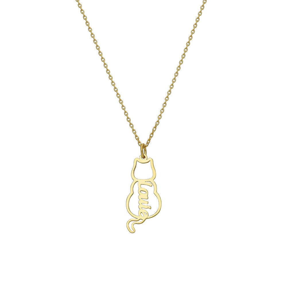 LOVELY CAT NECKLACE | 925 SILBER