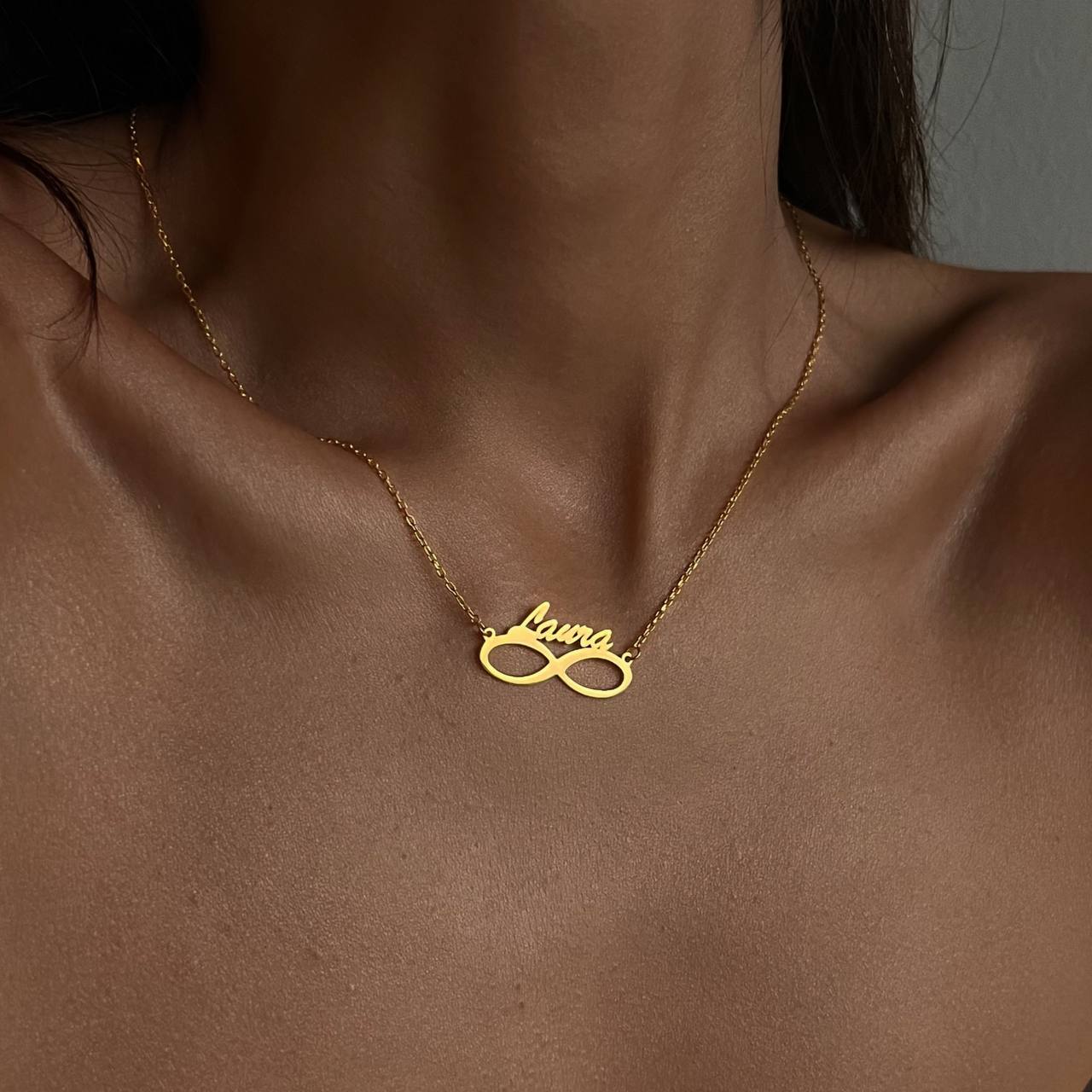 INFINITY NAME NECKLACE aus 925 Silber - Hochwertiger Schmuck - AURIME