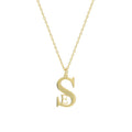 Silberkette mit Initialen-Design von AURIME, aus 925 Silber, personalisiertes Schmuckstück mit Doppelinitialen.