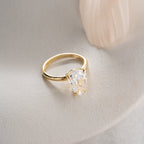 TROPFENSTEIN RING | 925 SILBER