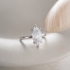 MARQUISE-STEIN RING | 925 SILBER
