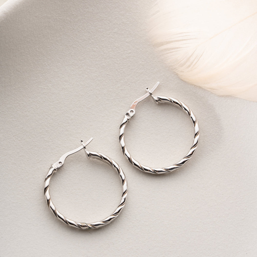 ZEITLOS OHRRINGE | 925 SILBER
