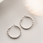 ZEITLOS OHRRINGE | 925 SILBER