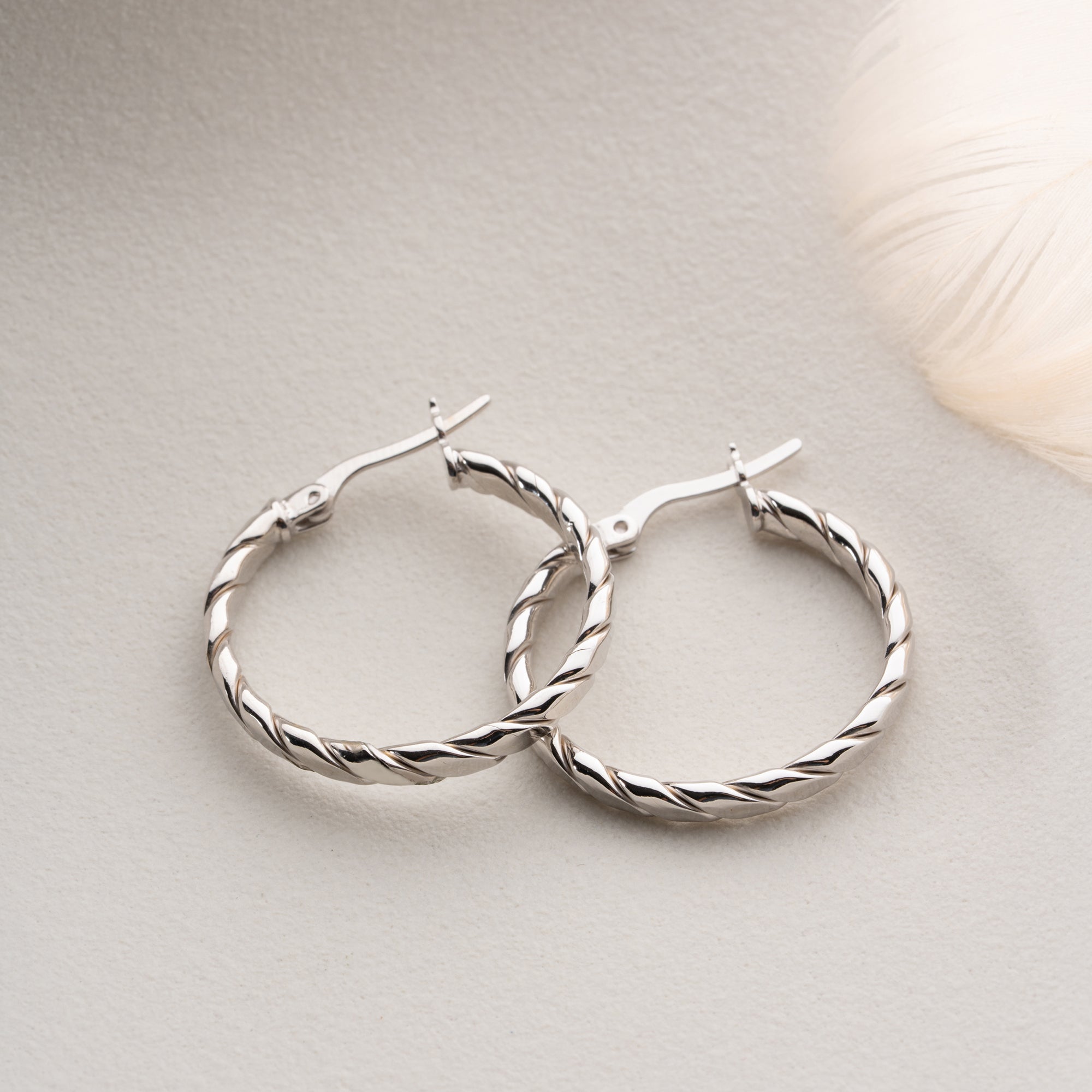 ZEITLOS OHRRINGE | 925 SILBER