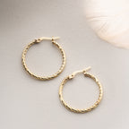 FEINE KORDELL OHRRINGE | 925 SILBER