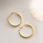 BASIC-SPIRALE OHRRINGE | 925 SILBER