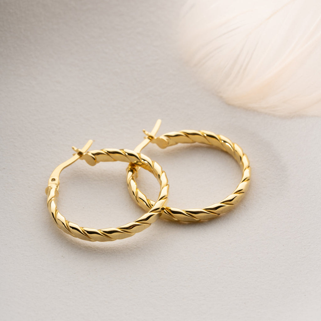 BASIC-SPIRALE OHRRINGE | 925 SILBER