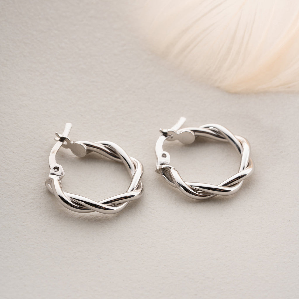MINIMALISTISCHE KORDELL OHRRINGE | 925 SILBER