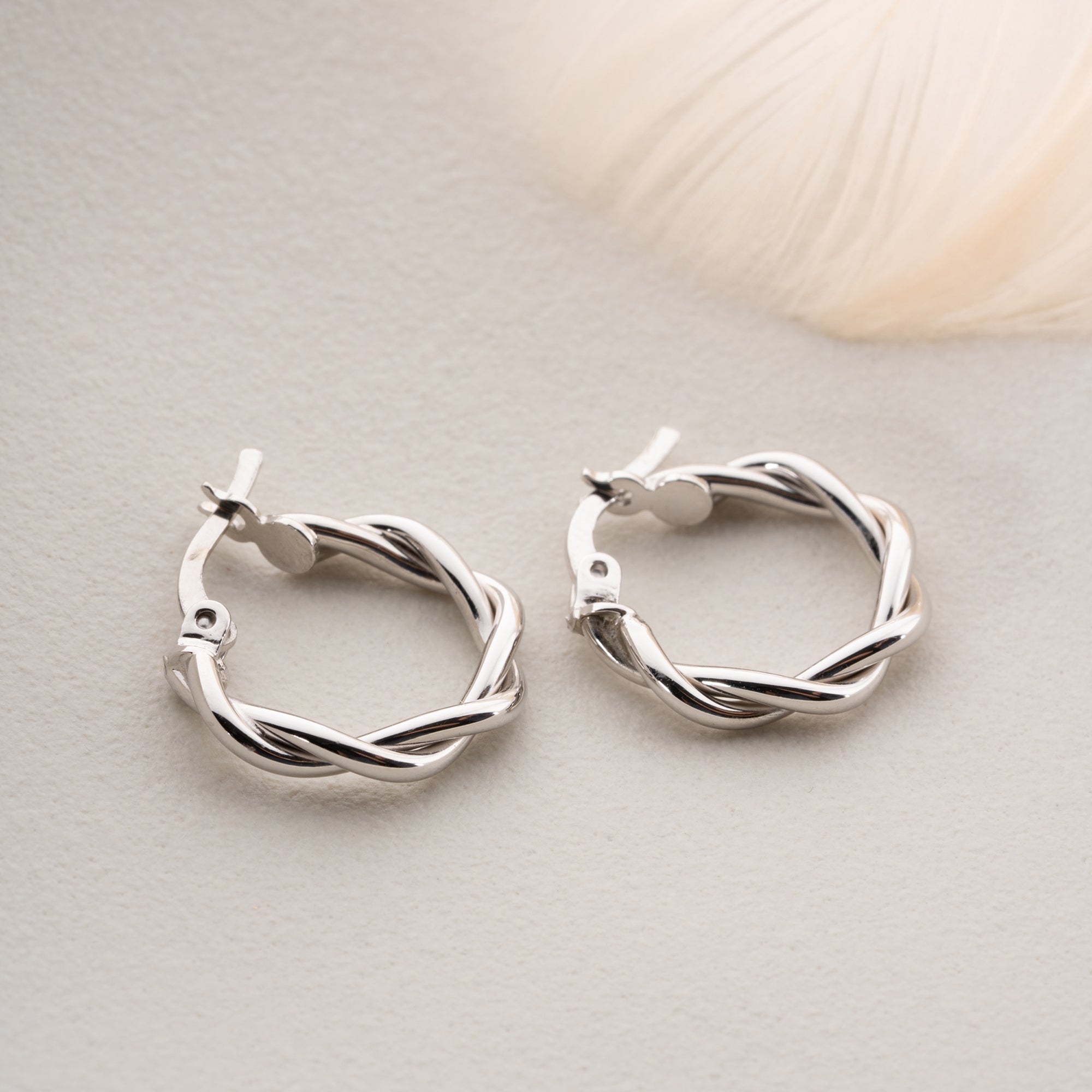 MINIMALISTISCHE KORDELL OHRRINGE | 925 SILBER