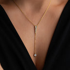 DIAMOND Y HALSKETTE | 925 SILBER