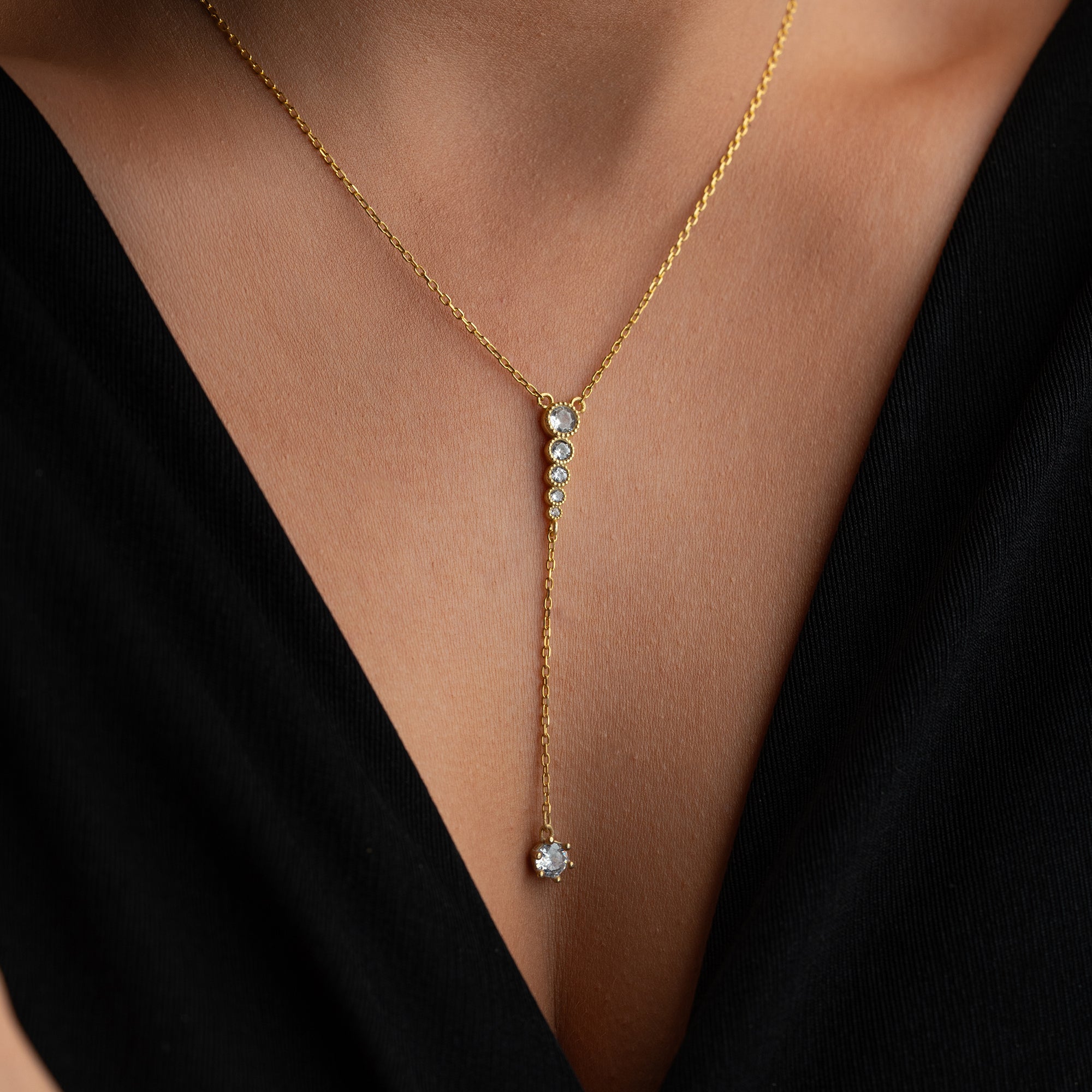 DIAMOND Y HALSKETTE | 925 SILBER