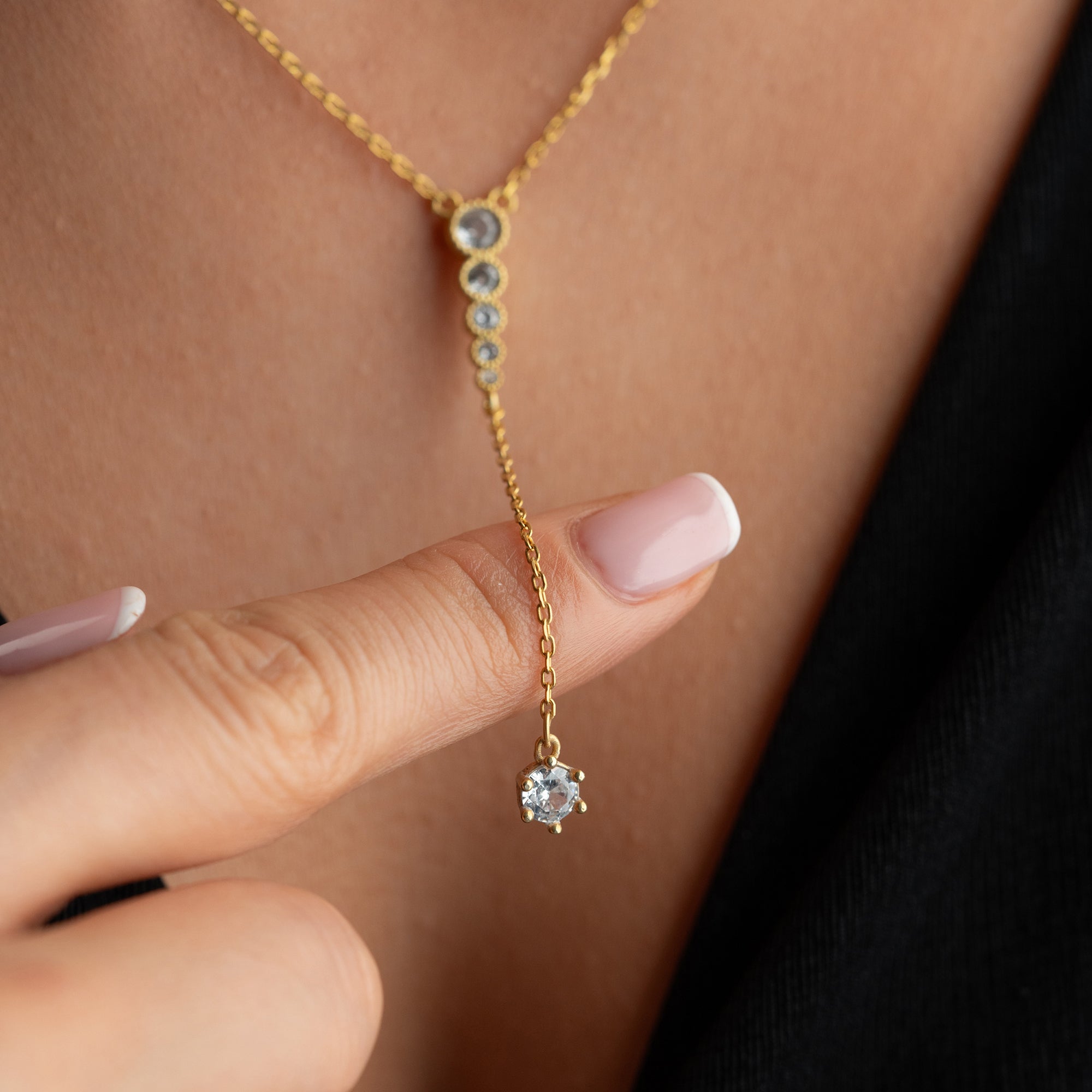 DIAMOND Y HALSKETTE | 925 SILBER