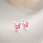 MINI-SCHMETTERLING OHRRINGE | 925 SILBER