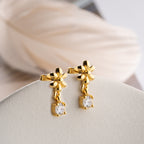 MINI-GÄNSEBLÜMCHEN OHRRINGE | 925 SILBER