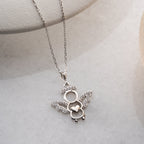 ENGEL MIT HERZ SİLBER HALSKETTE | 925 SILBER