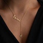 NAMENSKETTE MIT HÄNGEND BUTTERFLY | 925 SILBER