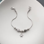 CHARM MIT STERN-ANHÄNGER ARMKETTE | 925 SILBER