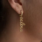 SHINE NAMENS OHRRINGE | 925 SILBER