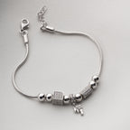 PALMEN-DANGLE-CHARM ARMKETTE | 925 SILBER