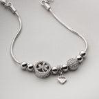 MIT GLÜCKS-CHARM ARMKETTE | 925 SILBER