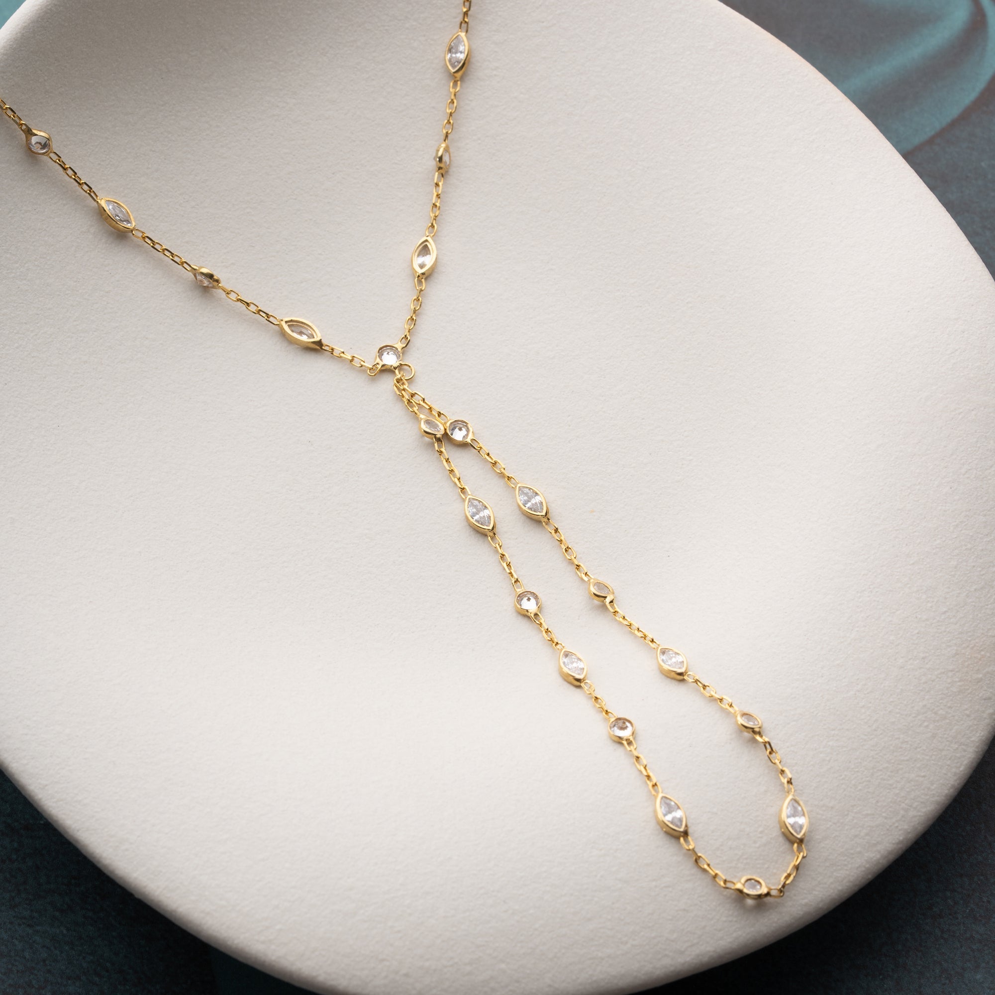MIT MEHREREN STEINEN
 HANDKETTE | 925 SILBER